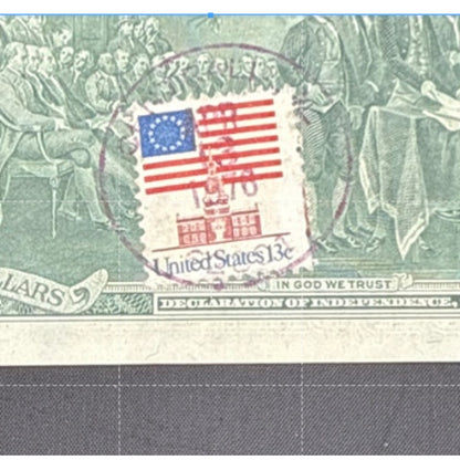 Paper Currency Bank Note USA Paper Money $2 Series 1976 consecutive more