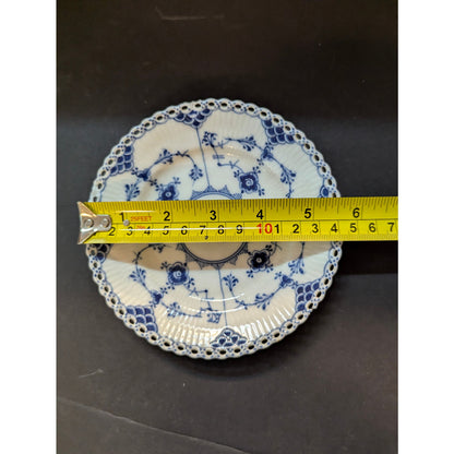 Royal Copenhagen Blue Fluted Full Lace Bread & Butter Plate (#1088)