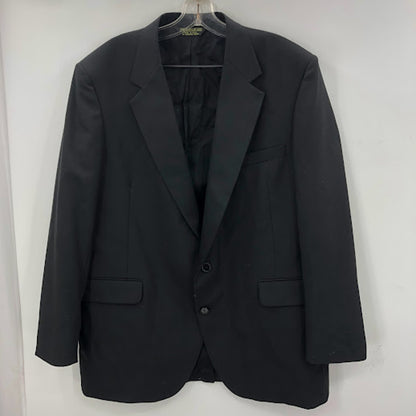 Tuxedo Black Pants Mens 41 Long Made Romania Flat Front 28" Inseam VINTAGE