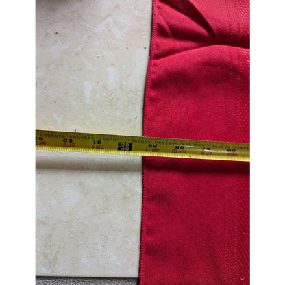 Vintage Red holiday rectangle tablecloth Polyblend 60x80 Reverisble