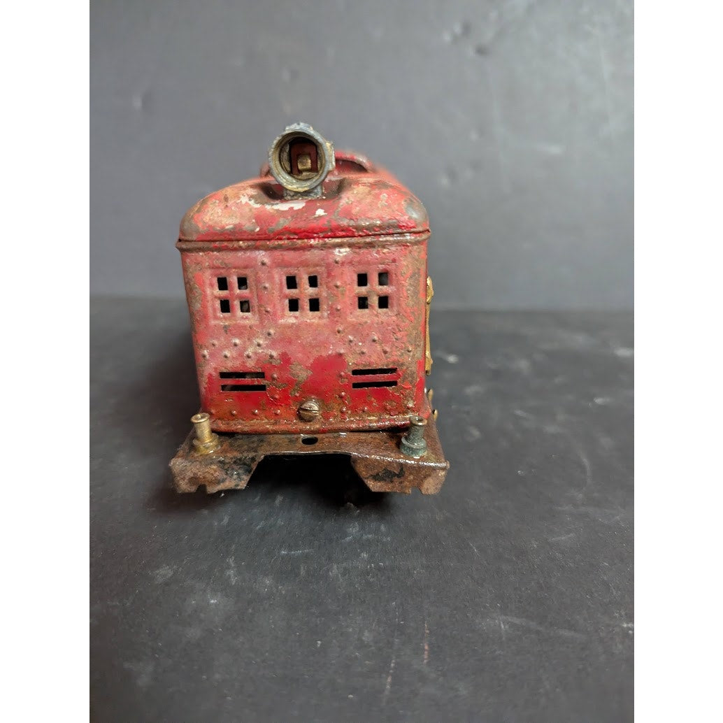 Vintage LIONEL 248 electric train "0" gauge Track metal boxcar 1920  red  Engine