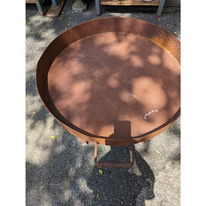 Secondhand Sandies : large outdoor steel pan fire propane cooking pan PAELLA