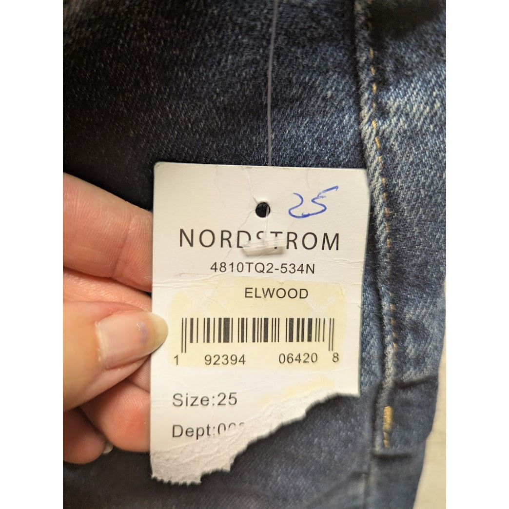 Articles of Society Elwood Womens Denim blue jeans Light Wash NEW Size 25