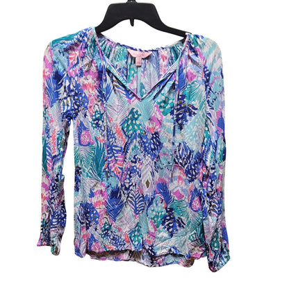Lilly Pulitzer Size XXS Women's PreOwned Blouse long sleeve