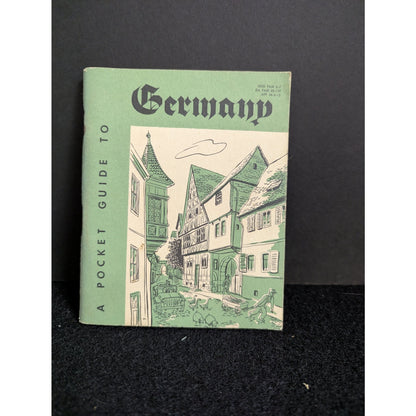 Vintage US Military "A Pocket Guide to Germany" Pamphlet Booklet