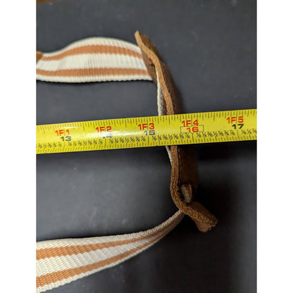 Longaberger 2010 Basket purse Saddlebag shoulder strap Napa Stripe