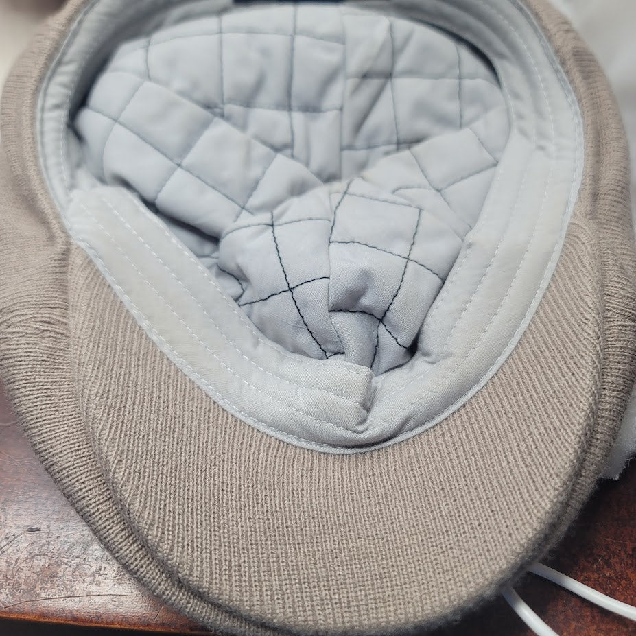Cremieux Light Tan Knit Small Medium Paperboy Newsboy Gatsby Cabbie Scally Cap