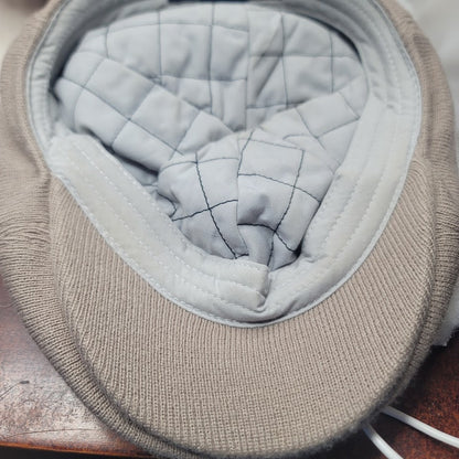 Cremieux Light Tan Knit Small Medium Paperboy Newsboy Gatsby Cabbie Scally Cap