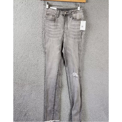 Joe's Jeans The Charlie High Rise Skinny Ankle Jeans Big Kid Girls 10 Light Grey