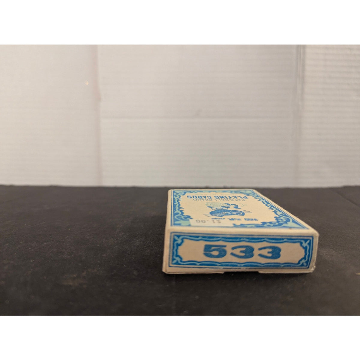 Vintage Cat Ball Brand 533 Playing Cards Deck Chinese Mascot Box