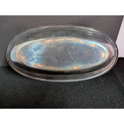 Vintage Military Reed & Barton Silverplate USN Oval Serving Dish