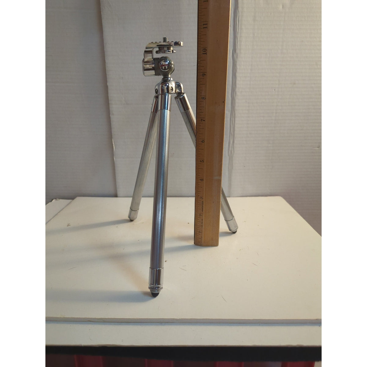 Vintage Manon Metal Camera Tripod With Carrying Case Mid Century Photography