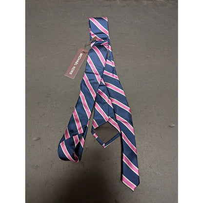 michael kors tie silk blue pink striped Mens NEW Necktie summer modern