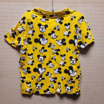 Disney Parks Size Medium Yellow Black Yellow Black White Mickey Mouse Heads