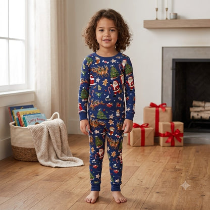 NWT Books to Bed Christmas Holiday Pajama Set (Size 4)