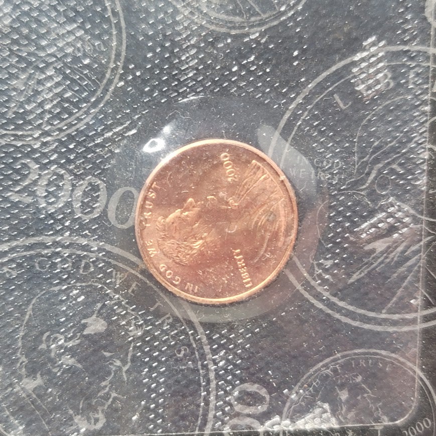 Vintage 2000 Cheerios Lincoln Cent Penny Sealed COA Millennium Lot of 2