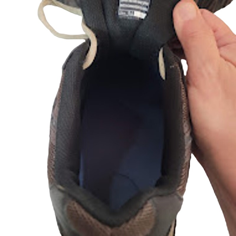 Skechers Afterburn Shoes Sneakers Mens 12 Memory Foam Lace-up Brown Tan 50125