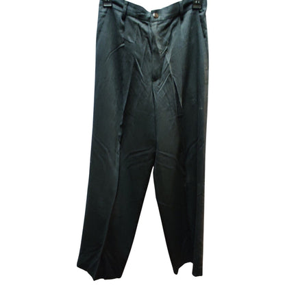Gap Vintage Dark Gray Pleated Wide Leg Pants y2K Minimalist Academi High Waist 6