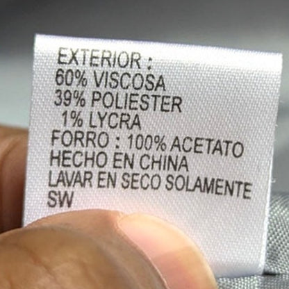 Antonio Melani Gray Glen Plaid Blazer Viscose Blend Size 2 Professional Jacket