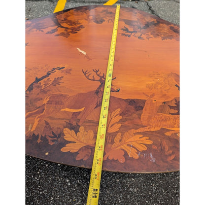 Buchschmid & Gretaux Inlay Inlaid Marquetry 3 pc. Coffee table and 2 End Tables