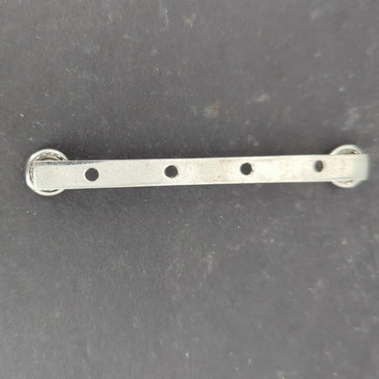 Vintage Military Medal Ribbon Mounting Bar 4 Space Silver Tone Holder