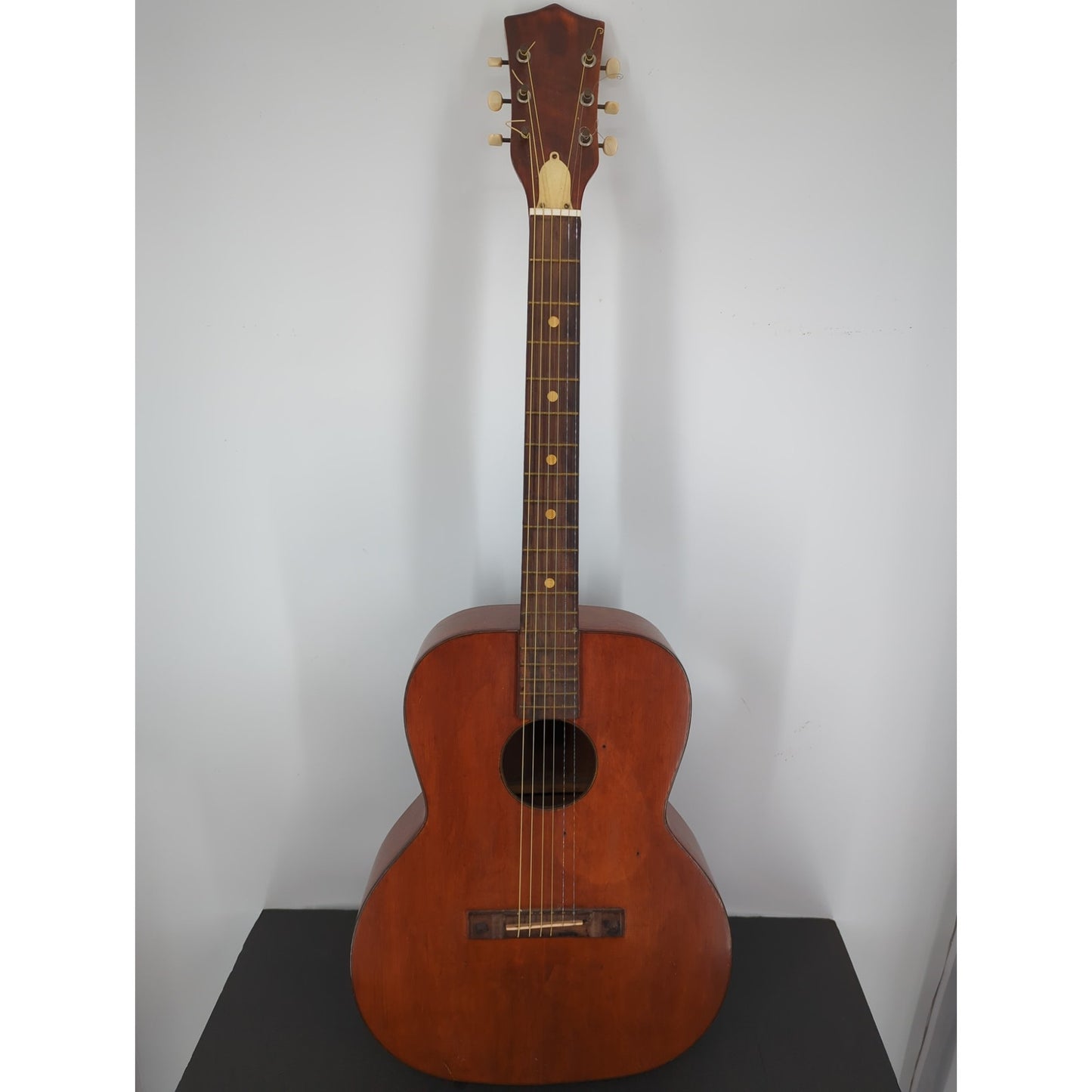 Vintage 1960s Kay L-3643 Jumbo Acoustic Guitar Chicago Made Collectors Folk