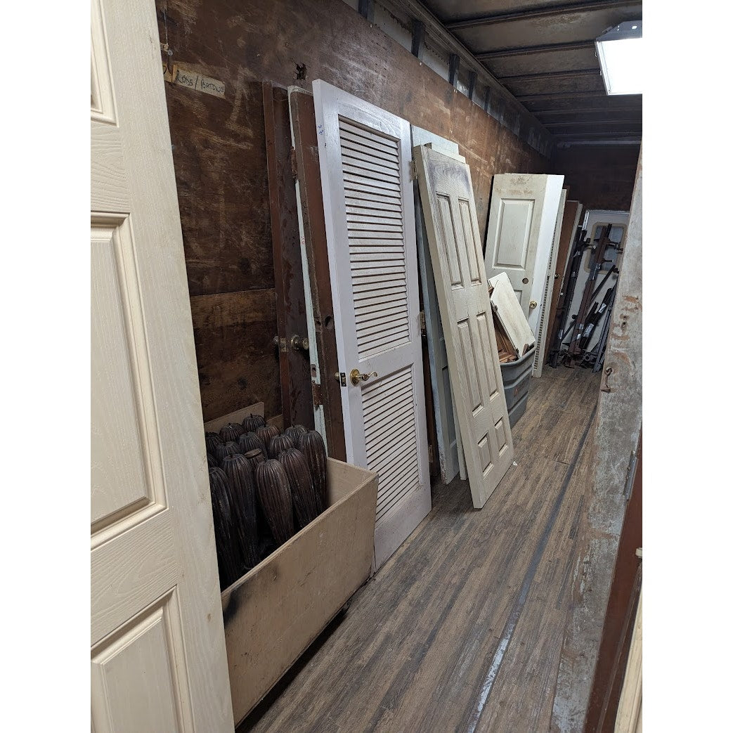 Secondhand Sandies: wood louver doors many sizes 32" ,