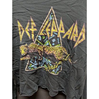 Daydreamer NWT Gray Def Leppard Graphic Hoodie Sweatshirt Small