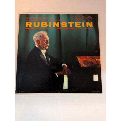 Vintage Rubinstein Rachmaninoff Grieg RCA Victor LM-2087 Red Seal Vinyl LP