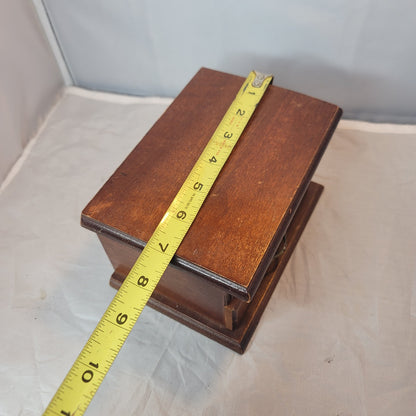 Small wood jewelry box