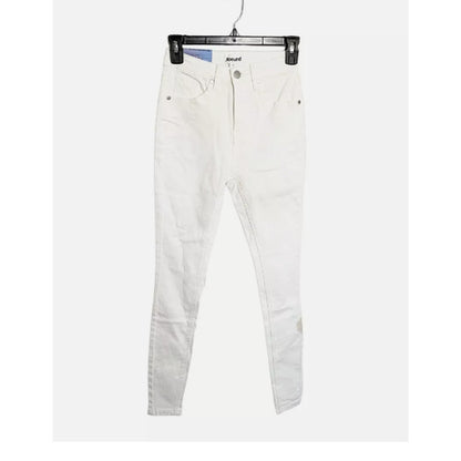 Abound Jeans High Rise Skinny Jean White Denim pants CRAFT, SEW, CUT, PAINT, DYE
