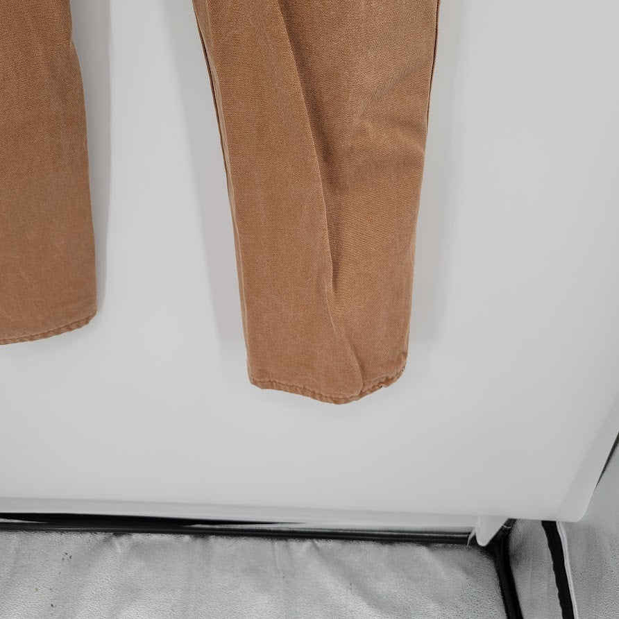 Dickies Stretch Denim Relaxed Fit Straight Leg Carpenter Pant Tan 38 X 32