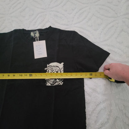 Aomori Nebuta Museum Japan Shirt Black LL Nue-taiji Graphic Tee T-Shirt NEW