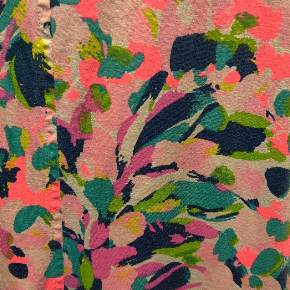 Lilly Pulitzer Beacon Dress Pina Colada Club Pima Cotton Shift Cruise XS