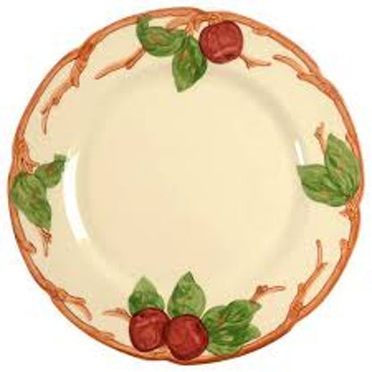 Vintage Dinner Plate Apple USA Backstamp by FRANCISCAN ceramic dinnerware