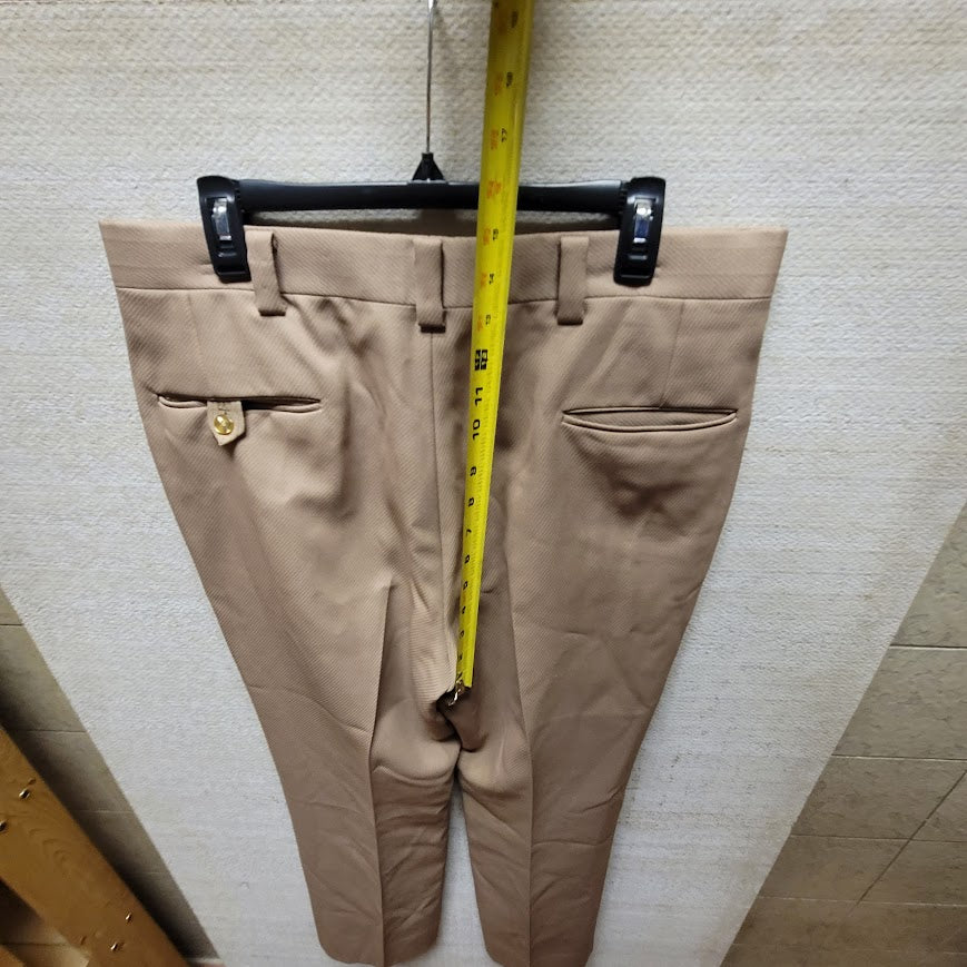 Hart Schaffer & Mark Vintage Rockabilly Mens 2 pc. Suit Tan 36" Waist 40" Jacket