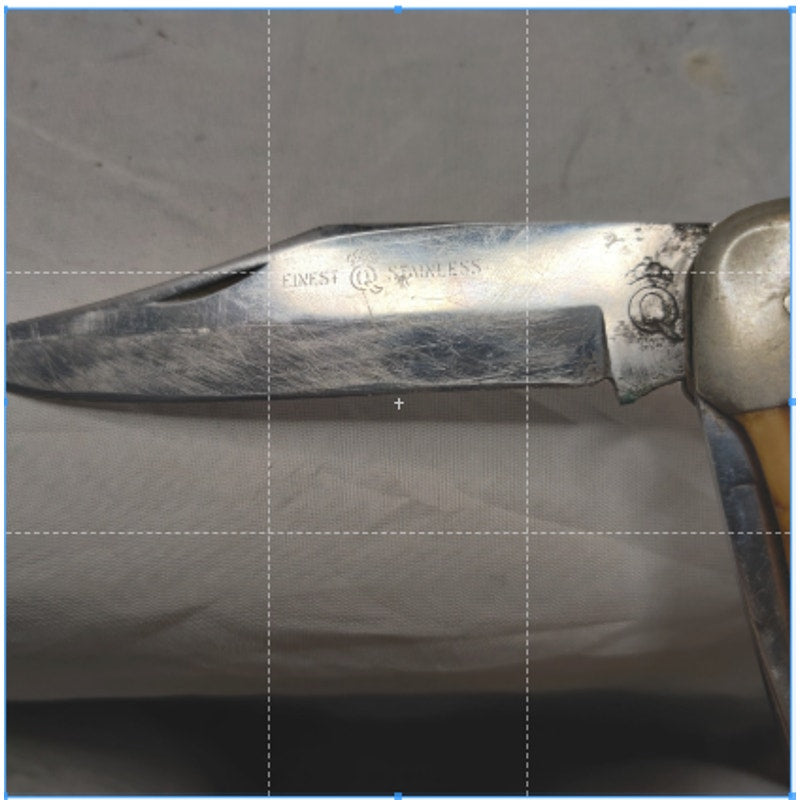 Vintage Folding Pocket Knife Queen #39 Two blade Hunter Winterbottom Jigged Bone