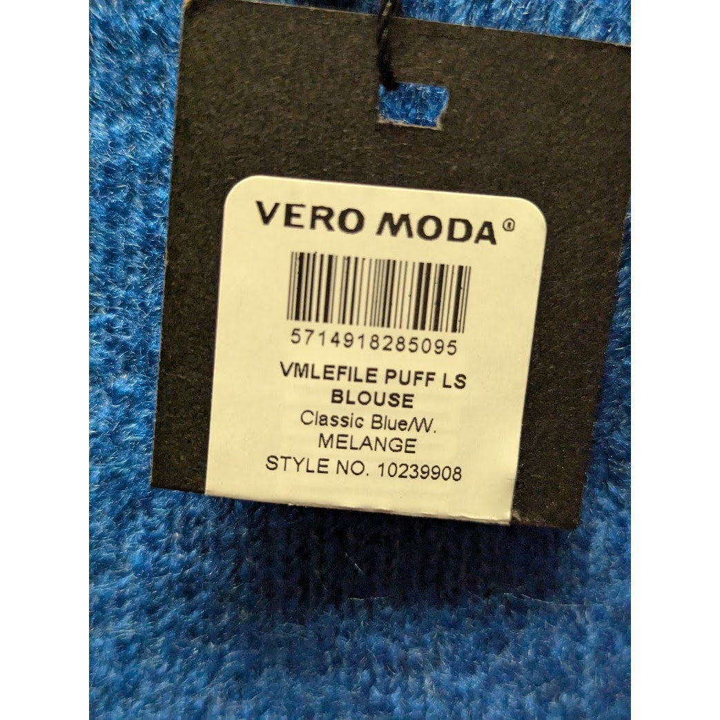 Vero Moda VMLeile Puff Long Sleeve Blouse Sweater Size XS winter cozy