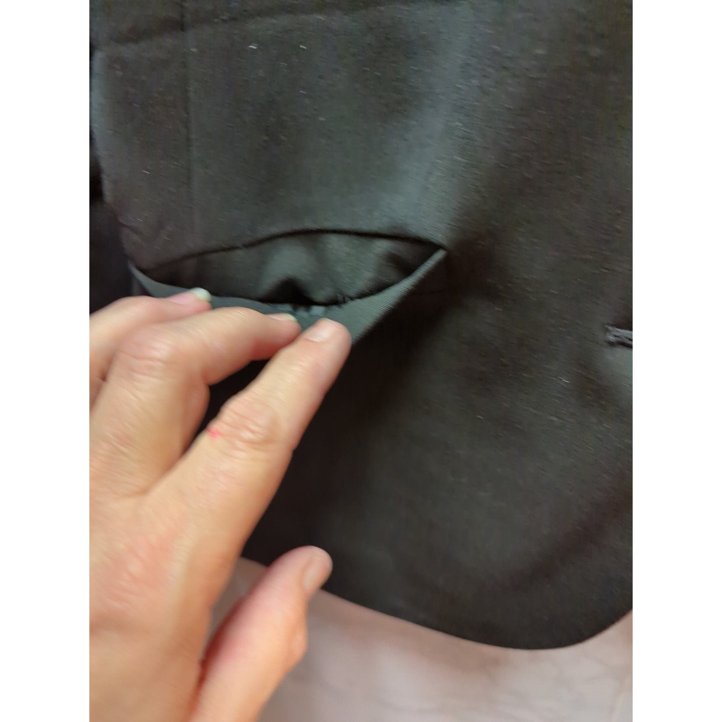 Calvin Klein Black Bolero Style Cropped Blazer Jacket Size Small Career Classic