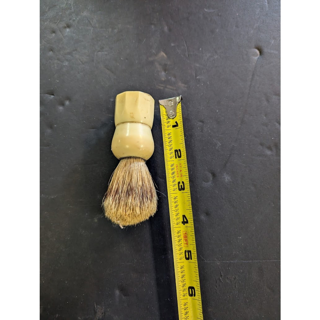Vintage STAY USA 1950s Celluloid B1030 badger Bristle Shaving Brush