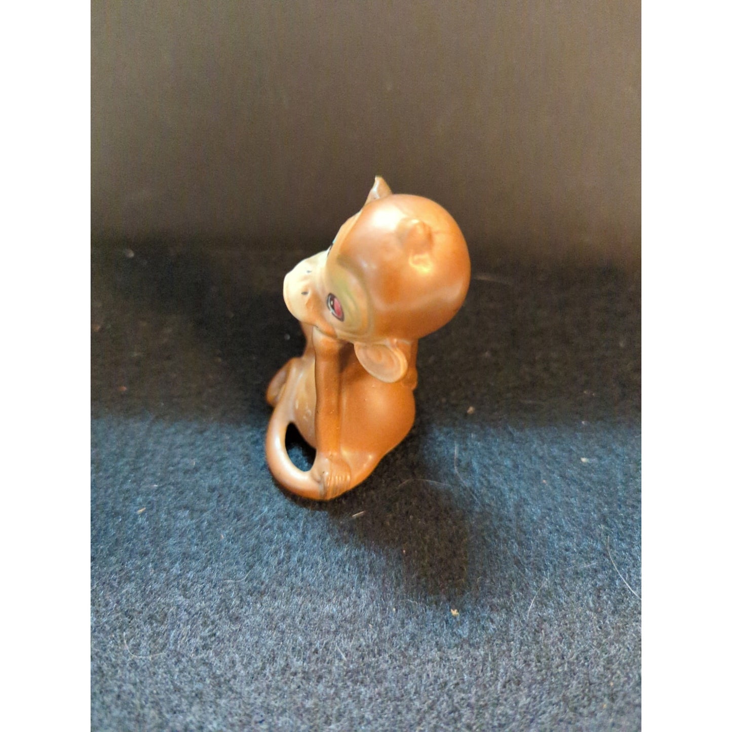 Vintage Josef Originals Sad Monkey Ceramic Figurine Kitsch Mid-Century Pottery