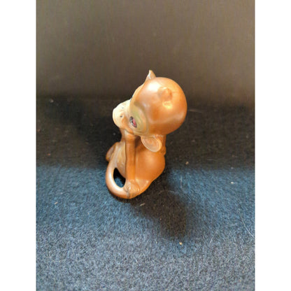 Vintage Josef Originals Sad Monkey Ceramic Figurine Kitsch Mid-Century Pottery