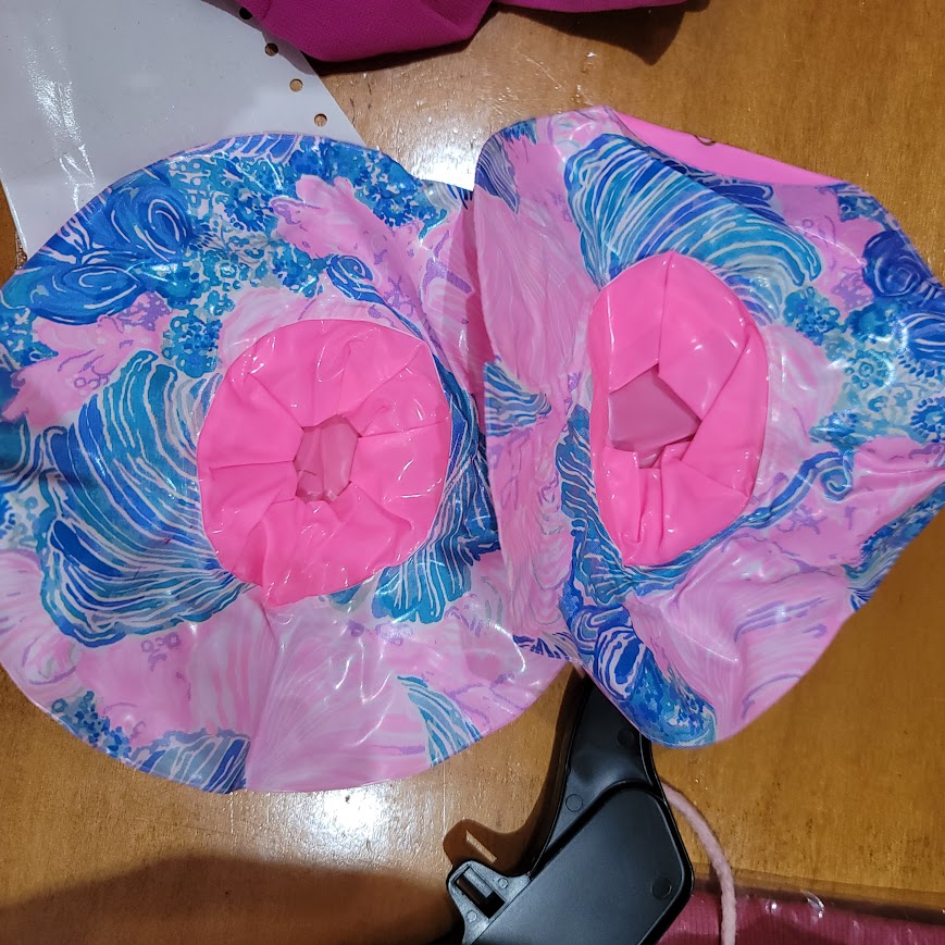 Lilly Pulitzer Drink Floaty Pair NEW Beach Please Pool beer soda float holder