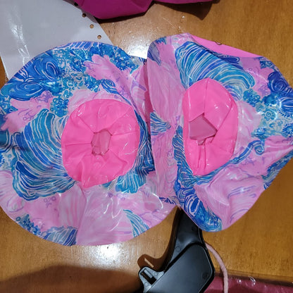 Lilly Pulitzer Drink Floaty Pair NEW Beach Please Pool beer soda float holder