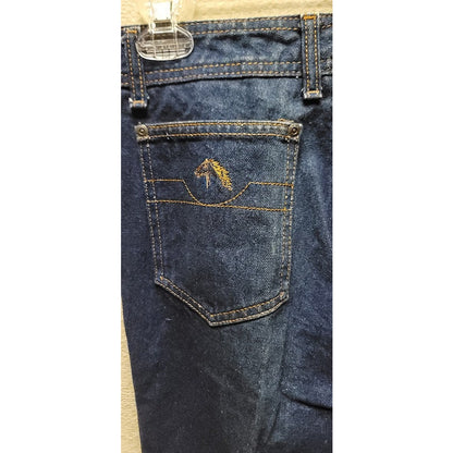 Vintage 80's JORDACHE horse head pocket jeans 30" x 35" Straight leg