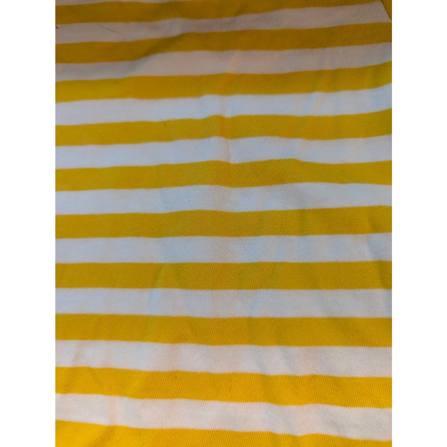 Joe Fresh Yellow White Striped Crewneck Baby Short Sleeve T-Shirt Top NWT 6-12M