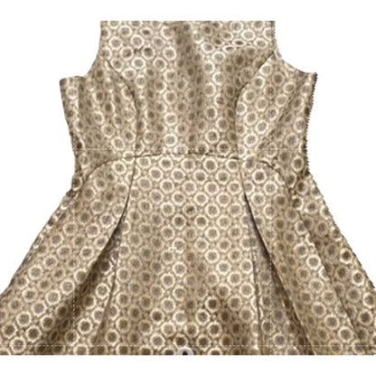 Romeo Juliet Couture Metallic Shimmer Cocktail Dress Sz Medium in Black Gold NWT