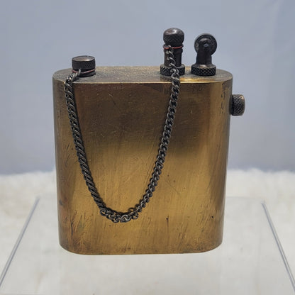 Vintage Antique Brass Lift Arm Pocket Lighter Trench Art Military Steampunk