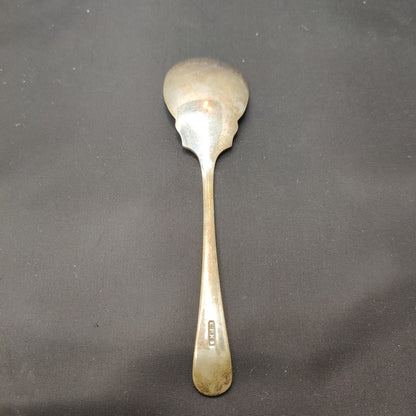Vintage Ornate EPNS Silver Plate Repoussé Berry Serving Spoon