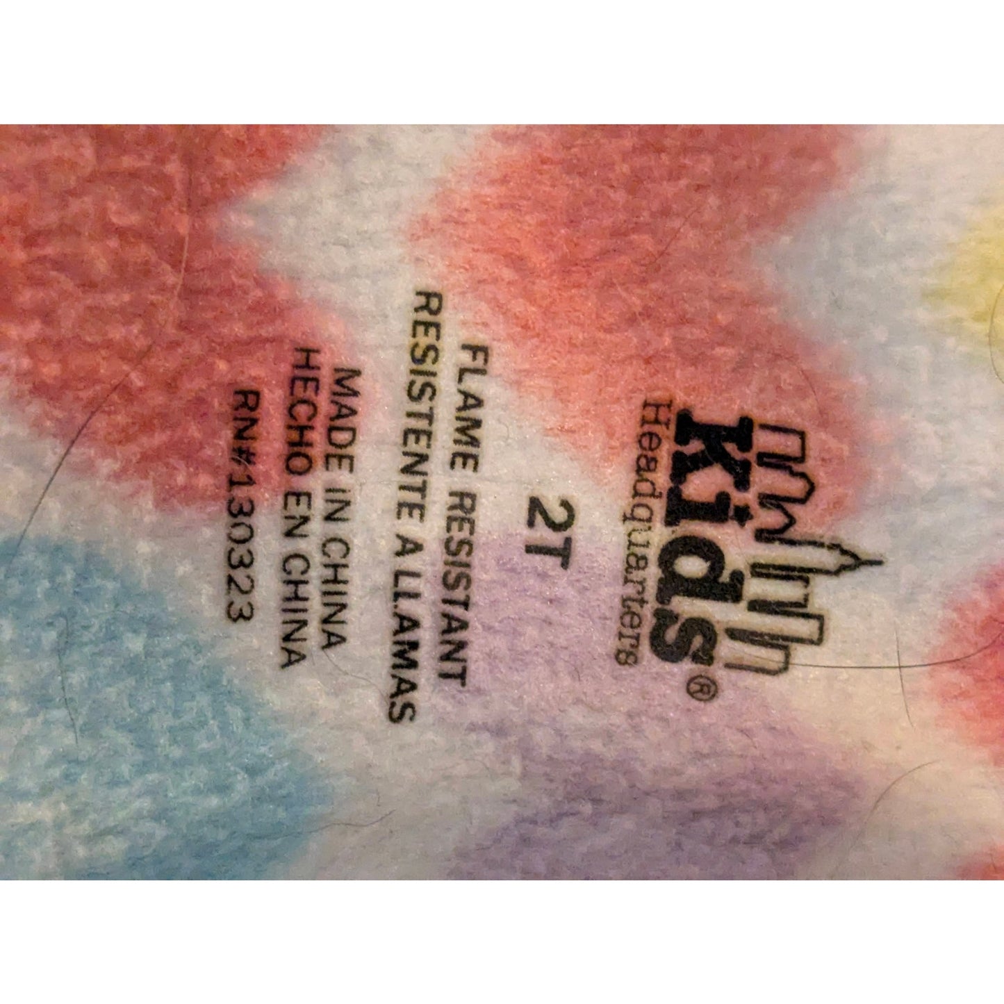 Kids Headquarters Toddler Girls Rainbow Heart Fleece Sleeper Suit 2T